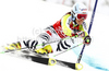 Kathrin Hoelzl of Germany skiing in first run of Women giant slalom race of Audi FIS alpine skiing World Cup in Soelden, Austria. First giant slalom race of Women Audi FIS Alpine skiing World Cup 2010-11, was held on Saturday, 23rd of October 2010, on Rettenbach glacier above Soelden, Austria.
