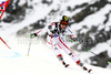 Kathrin Zettel of Austria skiing in first run of Women giant slalom race of Audi FIS alpine skiing World Cup in Soelden, Austria. First giant slalom race of Women Audi FIS Alpine skiing World Cup 2010-11, was held on Saturday, 23rd of October 2010, on Rettenbach glacier above Soelden, Austria.
