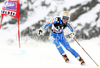 Maria Pietilae-Holmner of Sweden skiing in first run of Women giant slalom race of Audi FIS alpine skiing World Cup in Soelden, Austria. First giant slalom race of Women Audi FIS Alpine skiing World Cup 2010-11, was held on Saturday, 23rd of October 2010, on Rettenbach glacier above Soelden, Austria.
