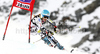 Julia Mancuso of USA skiing in first run of Women giant slalom race of Audi FIS alpine skiing World Cup in Soelden, Austria. First giant slalom race of Women Audi FIS Alpine skiing World Cup 2010-11, was held on Saturday, 23rd of October 2010, on Rettenbach glacier above Soelden, Austria.
