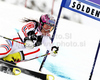 Marion Bertrand of France skiing in first run of Women giant slalom race of Audi FIS alpine skiing World Cup in Soelden, Austria. First giant slalom race of Women Audi FIS Alpine skiing World Cup 2010-11, was held on Saturday, 23rd of October 2010, on Rettenbach glacier above Soelden, Austria.
