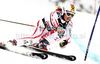 Ramona Siebenhofer of Austria skiing in first run of Women giant slalom race of Audi FIS alpine skiing World Cup in Soelden, Austria. First giant slalom race of Women Audi FIS Alpine skiing World Cup 2010-11, was held on Saturday, 23rd of October 2010, on Rettenbach glacier above Soelden, Austria.
