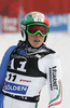 Federica Brignone of Italy reacts in finish of second run of Women giant slalom race of Audi FIS alpine skiing World Cup in Soelden, Austria. First giant slalom race of Women Audi FIS Alpine skiing World Cup 2010-11, was held on Saturday, 23rd of October 2010, on Rettenbach glacier above Soelden, Austria.
