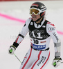 Elisabeth Goergl of Austria reacts in finish of second run of Women giant slalom race of Audi FIS alpine skiing World Cup in Soelden, Austria. First giant slalom race of Women Audi FIS Alpine skiing World Cup 2010-11, was held on Saturday, 23rd of October 2010, on Rettenbach glacier above Soelden, Austria.
