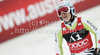 Second placed Kathrin Hoelzl of Germany reacts in finish of second run of Women giant slalom race of Audi FIS alpine skiing World Cup in Soelden, Austria. First giant slalom race of Women Audi FIS Alpine skiing World Cup 2010-11, was held on Saturday, 23rd of October 2010, on Rettenbach glacier above Soelden, Austria. <br>  <br> 
