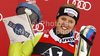Winner Viktoria Rebensburg of Germany celebrates her medal won in Women giant slalom race of Audi FIS alpine skiing World Cup in Soelden, Austria. First giant slalom race of Women Audi FIS Alpine skiing World Cup 2010-11, was held on Saturday, 23rd of October 2010, on Rettenbach glacier above Soelden, Austria.
