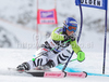 Viktoria Rebensburg of Germany skiing in first run of Women giant slalom race of Audi FIS alpine skiing World Cup in Soelden, Austria. First giant slalom race of Women Audi FIS Alpine skiing World Cup 2010-11, was held on Saturday, 23rd of October 2010, on Rettenbach glacier above Soelden, Austria.
