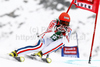 Cyprien Richard of France skiing in first run of Men giant slalom race of Audi FIS alpine skiing World Cup in Soelden, Austria. First giant slalom race of Men Audi FIS Alpine skiing World Cup 2010-11, was held on Sunday, 24th of October 2010, on Rettenbach glacier above Soelden, Austria.
