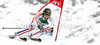 Steve Missillier of France skiing in first run of Men giant slalom race of Audi FIS alpine skiing World Cup in Soelden, Austria. First giant slalom race of Men Audi FIS Alpine skiing World Cup 2010-11, was held on Sunday, 24th of October 2010, on Rettenbach glacier above Soelden, Austria.
