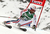 Gauthier De Tessieres of France skiing in first run of Men giant slalom race of Audi FIS alpine skiing World Cup in Soelden, Austria. First giant slalom race of Men Audi FIS Alpine skiing World Cup 2010-11, was held on Sunday, 24th of October 2010, on Rettenbach glacier above Soelden, Austria.
