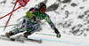 Ales Gorza of Slovenia skiing in first run of Men giant slalom race of Audi FIS alpine skiing World Cup in Soelden, Austria. First giant slalom race of Men Audi FIS Alpine skiing World Cup 2010-11, was held on Sunday, 24th of October 2010, on Rettenbach glacier above Soelden, Austria.
