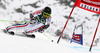 Alexis Pinturault of France skiing in first run of Men giant slalom race of Audi FIS alpine skiing World Cup in Soelden, Austria. First giant slalom race of Men Audi FIS Alpine skiing World Cup 2010-11, was held on Sunday, 24th of October 2010, on Rettenbach glacier above Soelden, Austria.

