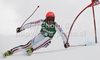 Cyprien Richard of France skiing in first run of Men giant slalom race of Audi FIS alpine skiing World Cup in Soelden, Austria. First giant slalom race of Men Audi FIS Alpine skiing World Cup 2010-11, was held on Sunday, 24th of October 2010, on Rettenbach glacier above Soelden, Austria.

