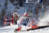 SANDELL Marcus (FIN)  crashes out of the race whilst competing in  the FIS alpine skiing world cup giant slalom race on the Bellevarde race piste Val dIsere.

