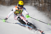  HIRSCHER Marcel AUT  attacks a control gate whilst competing in the FIS alpine skiing world cup slalom race on the Bellevarde race piste Val dIsere.
