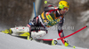  KOSTELIC Ivica CRO attacks a control gate whilst competing in the FIS alpine skiing world cup slalom race on the Bellevarde race piste Val dIsere.
