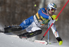  RAZZOLI Giuliano ITA attacks a control gate whilst competing in the FIS alpine skiing world cup slalom race on the Bellevarde race piste Val dIsere.
