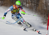  LIGETY Ted USA  attacks a control gate whilst competing in the FIS alpine skiing world cup slalom race on the Bellevarde race piste Val dIsere.
