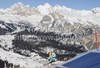 Andrej Sporn of Slovenia skiing in second training of Men downhill race of Audi FIS alpine skiing World Cup in Val Gardena, Italy. Second training of downhill race of Men Audi FIS Alpine skiing World Cup 2010-11, was held on Thursday, 16th of December 2010, on Saslong course in Val Gardena, Italy.
