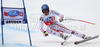 Fourth placed Benjamin Raich of Austria skiing in Men Super-G race of Audi FIS alpine skiing World Cup in Val Gardena, Italy. Super-G race of Men Audi FIS Alpine skiing World Cup 2010-11, was held on Friday, 17th of December 2010, on Saslong course in Val Gardena, Italy.
