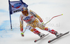 Third placed Erik Guay of Canada skiing in Men Super-G race of Audi FIS alpine skiing World Cup in Val Gardena, Italy. Super-G race of Men Audi FIS Alpine skiing World Cup 2010-11, was held on Friday, 17th of December 2010, on Saslong course in Val Gardena, Italy.
