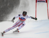 Winner Michael Walchhofer of Austria skiing in Men Super-G race of Audi FIS alpine skiing World Cup in Val Gardena, Italy. Super-G race of Men Audi FIS Alpine skiing World Cup 2010-11, was held on Friday, 17th of December 2010, on Saslong course in Val Gardena, Italy.
