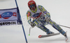 Andrej Jerman of Slovenia skiing in Men Super-G race of Audi FIS alpine skiing World Cup in Val Gardena, Italy. Super-G race of Men Audi FIS Alpine skiing World Cup 2010-11, was held on Friday, 17th of December 2010, on Saslong course in Val Gardena, Italy.
