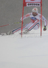 Gauthier De Tessieres of France skiing in Men Super-G race of Audi FIS alpine skiing World Cup in Val Gardena, Italy. Super-G race of Men Audi FIS Alpine skiing World Cup 2010-11, was held on Friday, 17th of December 2010, on Saslong course in Val Gardena, Italy.
