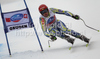 Andrej Sporn of Slovenia skiing in Men Super-G race of Audi FIS alpine skiing World Cup in Val Gardena, Italy. Super-G race of Men Audi FIS Alpine skiing World Cup 2010-11, was held on Friday, 17th of December 2010, on Saslong course in Val Gardena, Italy.
