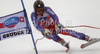 Ed Drake of Great Britain skiing in Men Super-G race of Audi FIS alpine skiing World Cup in Val Gardena, Italy. Super-G race of Men Audi FIS Alpine skiing World Cup 2010-11, was held on Friday, 17th of December 2010, on Saslong course in Val Gardena, Italy.
