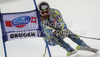 Gasper Markic of Slovenia skiing in Men Super-G race of Audi FIS alpine skiing World Cup in Val Gardena, Italy. Super-G race of Men Audi FIS Alpine skiing World Cup 2010-11, was held on Friday, 17th of December 2010, on Saslong course in Val Gardena, Italy.
