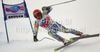 Andrej Krizaj of Slovenia skiing in Men Super-G race of Audi FIS alpine skiing World Cup in Val Gardena, Italy. Super-G race of Men Audi FIS Alpine skiing World Cup 2010-11, was held on Friday, 17th of December 2010, on Saslong course in Val Gardena, Italy.
