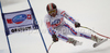 Alexandre Bouillot of France skiing in Men Super-G race of Audi FIS alpine skiing World Cup in Val Gardena, Italy. Super-G race of Men Audi FIS Alpine skiing World Cup 2010-11, was held on Friday, 17th of December 2010, on Saslong course in Val Gardena, Italy.
