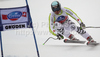 Andreas Sander of Germany skiing in Men Super-G race of Audi FIS alpine skiing World Cup in Val Gardena, Italy. Super-G race of Men Audi FIS Alpine skiing World Cup 2010-11, was held on Friday, 17th of December 2010, on Saslong course in Val Gardena, Italy.

