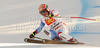 Third placed Didier Cuche of Switzerland skiing in Men downhill race of Audi FIS alpine skiing World Cup in Val Gardena, Italy. Downhill race of Men Audi FIS Alpine skiing World Cup 2010-11, was held on Saturday, 18th of December 2010, on Saslong course in Val Gardena, Italy.
