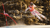 Fifth placed Michael Walchhofer of Austria skiing in Men downhill race of Audi FIS alpine skiing World Cup in Val Gardena, Italy. Downhill race of Men Audi FIS Alpine skiing World Cup 2010-11, was held on Saturday, 18th of December 2010, on Saslong course in Val Gardena, Italy.
