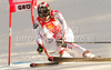 Fifth placed Michael Walchhofer of Austria skiing in Men downhill race of Audi FIS alpine skiing World Cup in Val Gardena, Italy. Downhill race of Men Audi FIS Alpine skiing World Cup 2010-11, was held on Saturday, 18th of December 2010, on Saslong course in Val Gardena, Italy.
