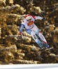 Winner Silvan Zurbriggen of Switzerland skiing in Men downhill race of Audi FIS alpine skiing World Cup in Val Gardena, Italy. Downhill race of Men Audi FIS Alpine skiing World Cup 2010-11, was held on Saturday, 18th of December 2010, on Saslong course in Val Gardena, Italy.
