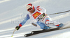 Winner Silvan Zurbriggen of Switzerland skiing in Men downhill race of Audi FIS alpine skiing World Cup in Val Gardena, Italy. Downhill race of Men Audi FIS Alpine skiing World Cup 2010-11, was held on Saturday, 18th of December 2010, on Saslong course in Val Gardena, Italy.
