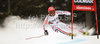 Cyprien Richard of France skiing in first run of Men giant slalom race of Audi FIS alpine skiing World Cup in Alta Badia, Italy. Giant slalom race of Men Audi FIS Alpine skiing World Cup 2010-11, was held on Sunday, 20th of December 2010, on Gran Risa course in Alta Badia, Italy.
