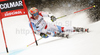 Didier Cuche of Switzerland skiing in first run of Men giant slalom race of Audi FIS alpine skiing World Cup in Alta Badia, Italy. Giant slalom race of Men Audi FIS Alpine skiing World Cup 2010-11, was held on Sunday, 20th of December 2010, on Gran Risa course in Alta Badia, Italy.
