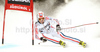 Thomas Fanara of France skiing in first run of Men giant slalom race of Audi FIS alpine skiing World Cup in Alta Badia, Italy. Giant slalom race of Men Audi FIS Alpine skiing World Cup 2010-11, was held on Sunday, 20th of December 2010, on Gran Risa course in Alta Badia, Italy.
