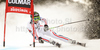 Steve Missillier of France skiing in first run of Men giant slalom race of Audi FIS alpine skiing World Cup in Alta Badia, Italy. Giant slalom race of Men Audi FIS Alpine skiing World Cup 2010-11, was held on Sunday, 20th of December 2010, on Gran Risa course in Alta Badia, Italy.
