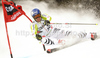 Felix Neureuther of Germany skiing in first run of Men giant slalom race of Audi FIS alpine skiing World Cup in Alta Badia, Italy. Giant slalom race of Men Audi FIS Alpine skiing World Cup 2010-11, was held on Sunday, 20th of December 2010, on Gran Risa course in Alta Badia, Italy.

