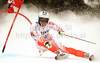 Marcus Sandell of Finland skiing in first run of Men giant slalom race of Audi FIS alpine skiing World Cup in Alta Badia, Italy. Giant slalom race of Men Audi FIS Alpine skiing World Cup 2010-11, was held on Sunday, 20th of December 2010, on Gran Risa course in Alta Badia, Italy.
