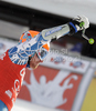 Winner Ted Ligety of USA reacts in finish of second run of Men giant slalom race of Audi FIS alpine skiing World Cup in Alta Badia, Italy. Giant slalom race of Men Audi FIS Alpine skiing World Cup 2010-11, was held on Sunday, 20th of December 2010, on Gran Risa course in Alta Badia, Italy.
