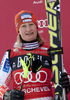 Tanja Poutiainen (FIN) 2nd place   at the presentation ceremony of the FIS Alpine skiing World Cup ladies slalom race in Courchevel 1850, France.
