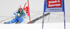 Anja Paerson of Sweden skiing in first run of Women giant slalom race of Audi FIS alpine skiing World Cup in Semmering, Austria. Giant slalom race of Women Audi FIS Alpine skiing World Cup 2010-11, was held on Tuesday, 28th of December 2010, in Semmering, Austria.
