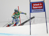 Ana Drev of Slovenia skiing in first run of Women giant slalom race of Audi FIS alpine skiing World Cup in Semmering, Austria. Giant slalom race of Women Audi FIS Alpine skiing World Cup 2010-11, was held on Tuesday, 28th of December 2010, in Semmering, Austria.
