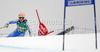 Sara Hector of Sweden skiing in first run of Women giant slalom race of Audi FIS alpine skiing World Cup in Semmering, Austria. Giant slalom race of Women Audi FIS Alpine skiing World Cup 2010-11, was held on Tuesday, 28th of December 2010, in Semmering, Austria.
